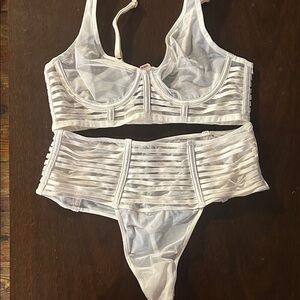 Victoria's Secret White Sheer Set